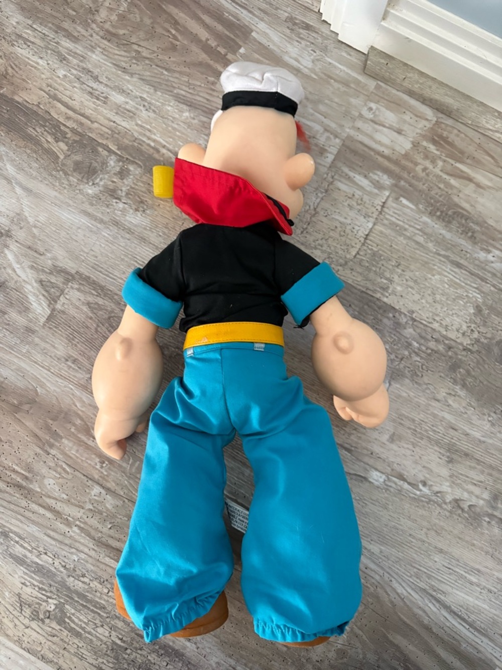 Vintage 1985 Presents Hamilton Gift King Feature Popeye Doll 18 Inch - Picture 4 of 6